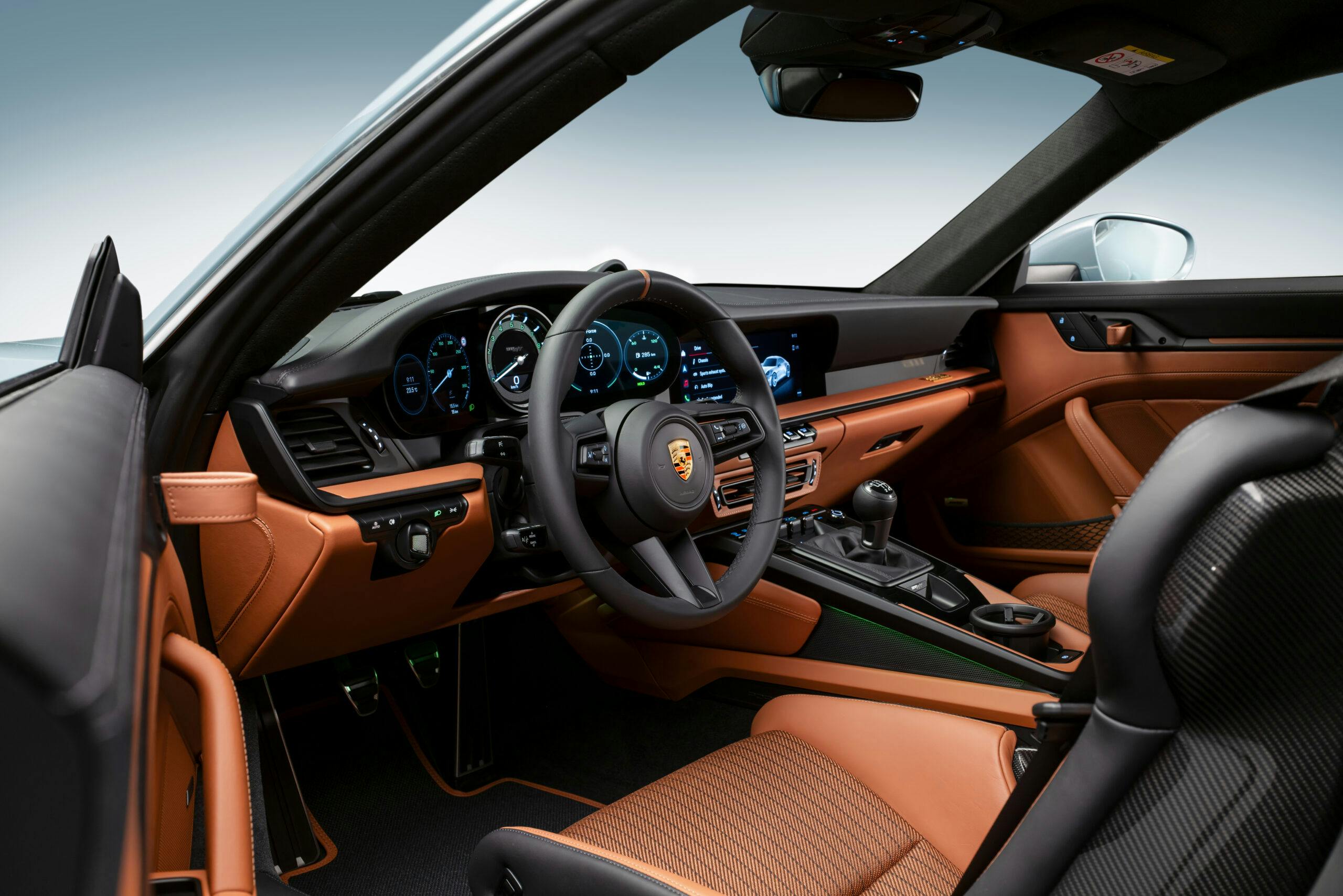 2024 Porsche 911 S/T studio Heritage Design Package interior