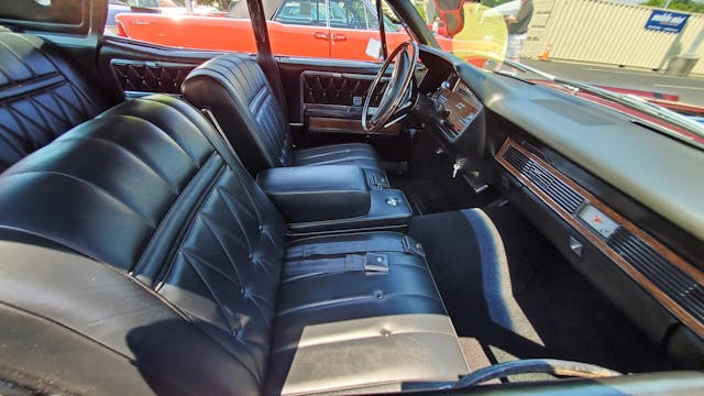 1968 Lincoln Continental interior leather