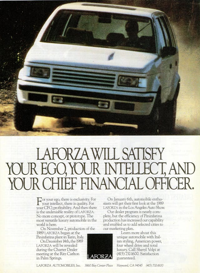 1989 laforza period ad