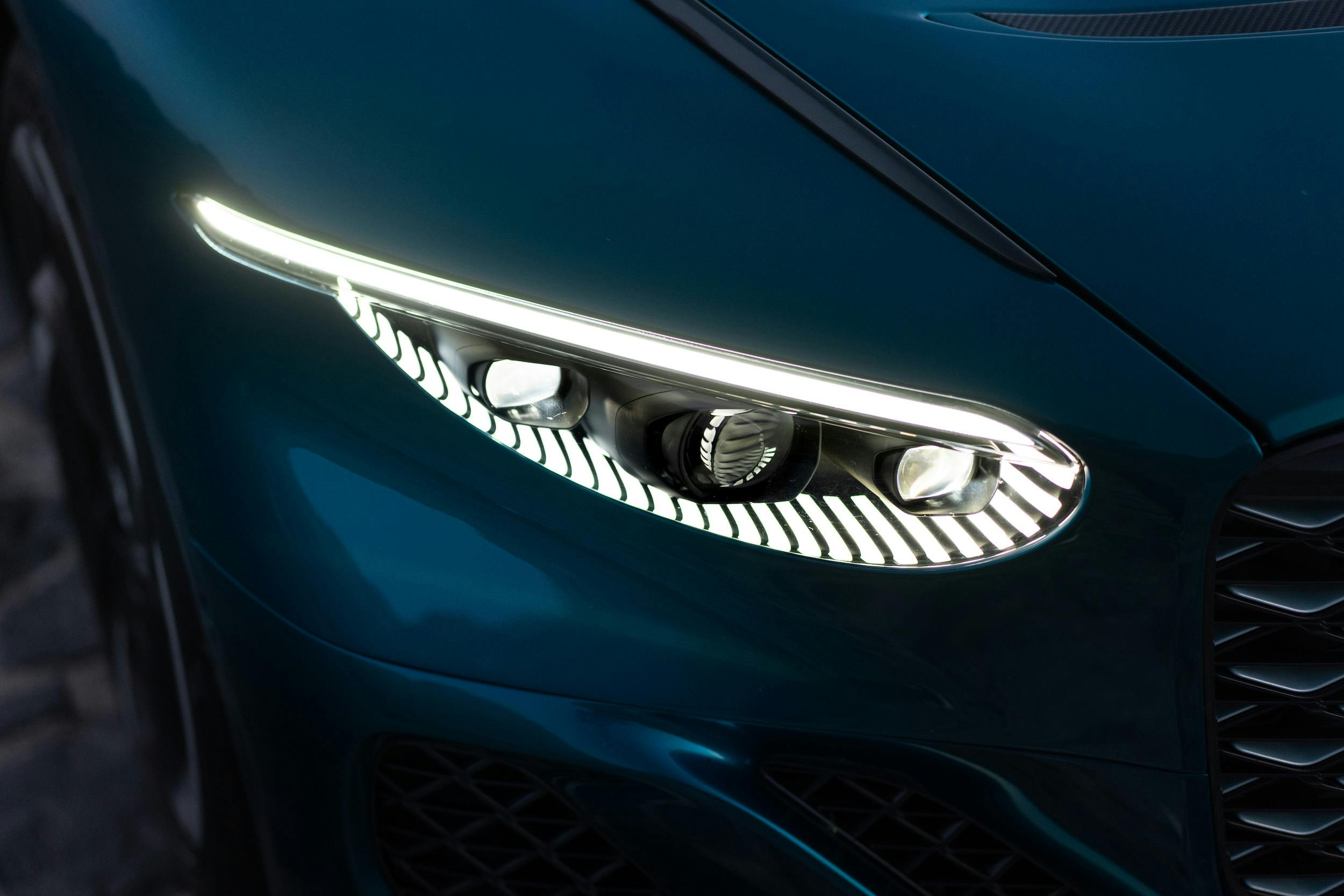 Bentley Batur headlight detail