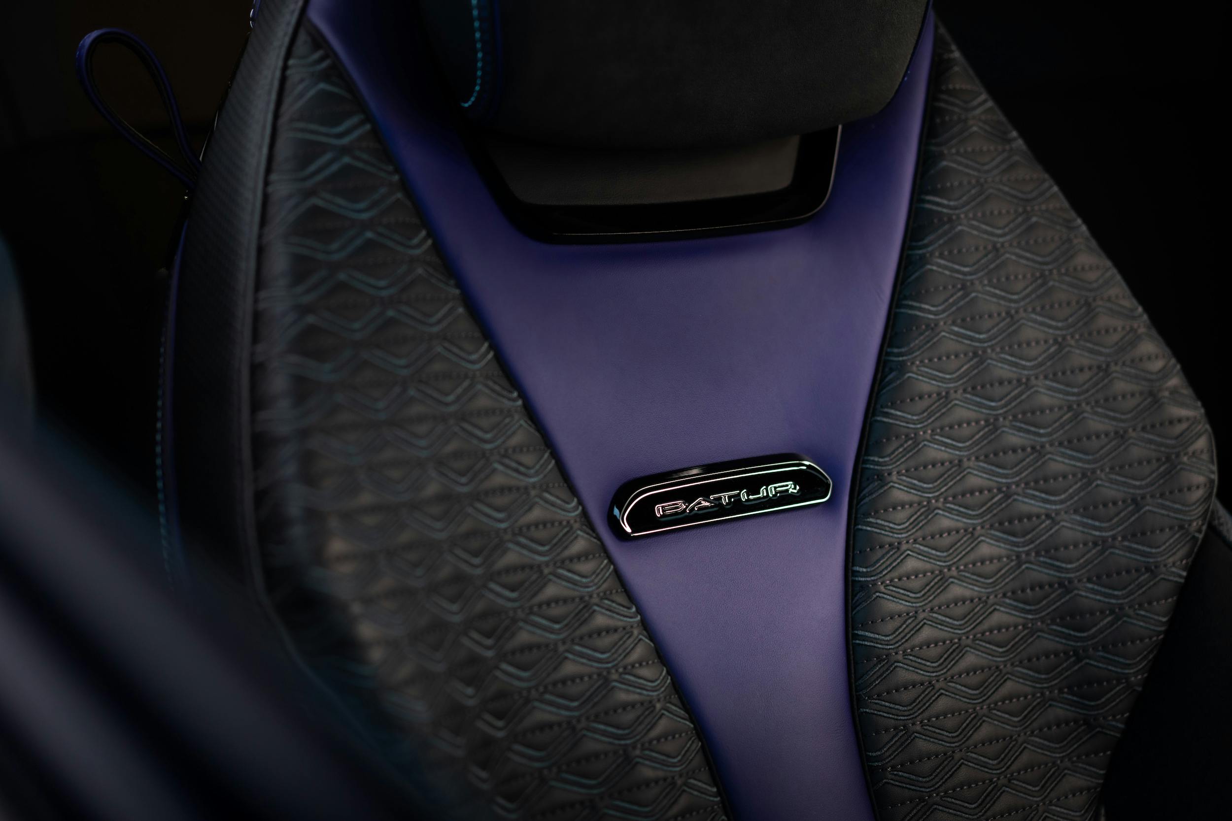 Bentley Batur interior seat detail