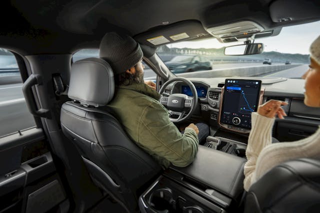 Ford BlueCruise interior action