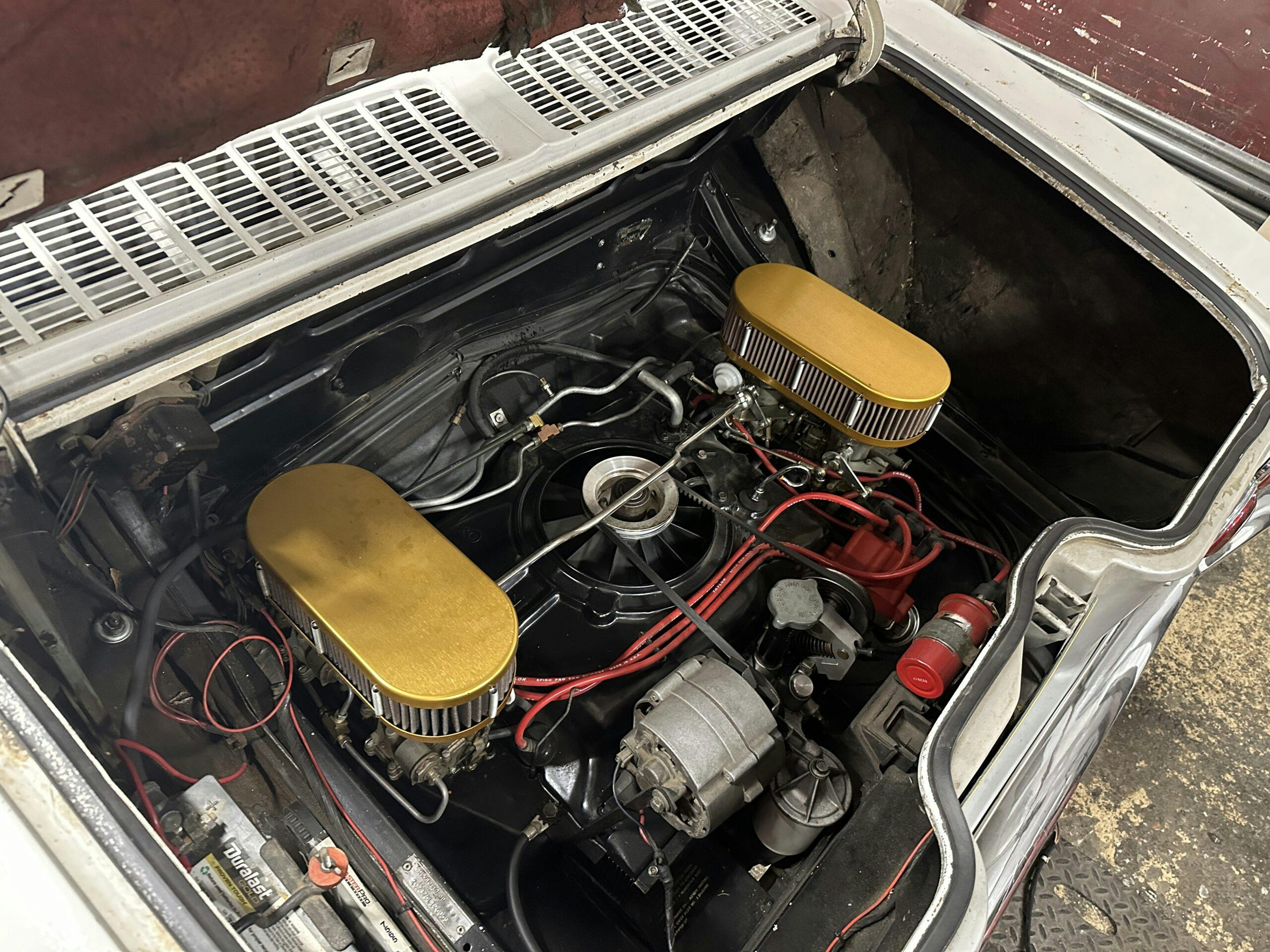 Corvair engine compartment Kyle Smith