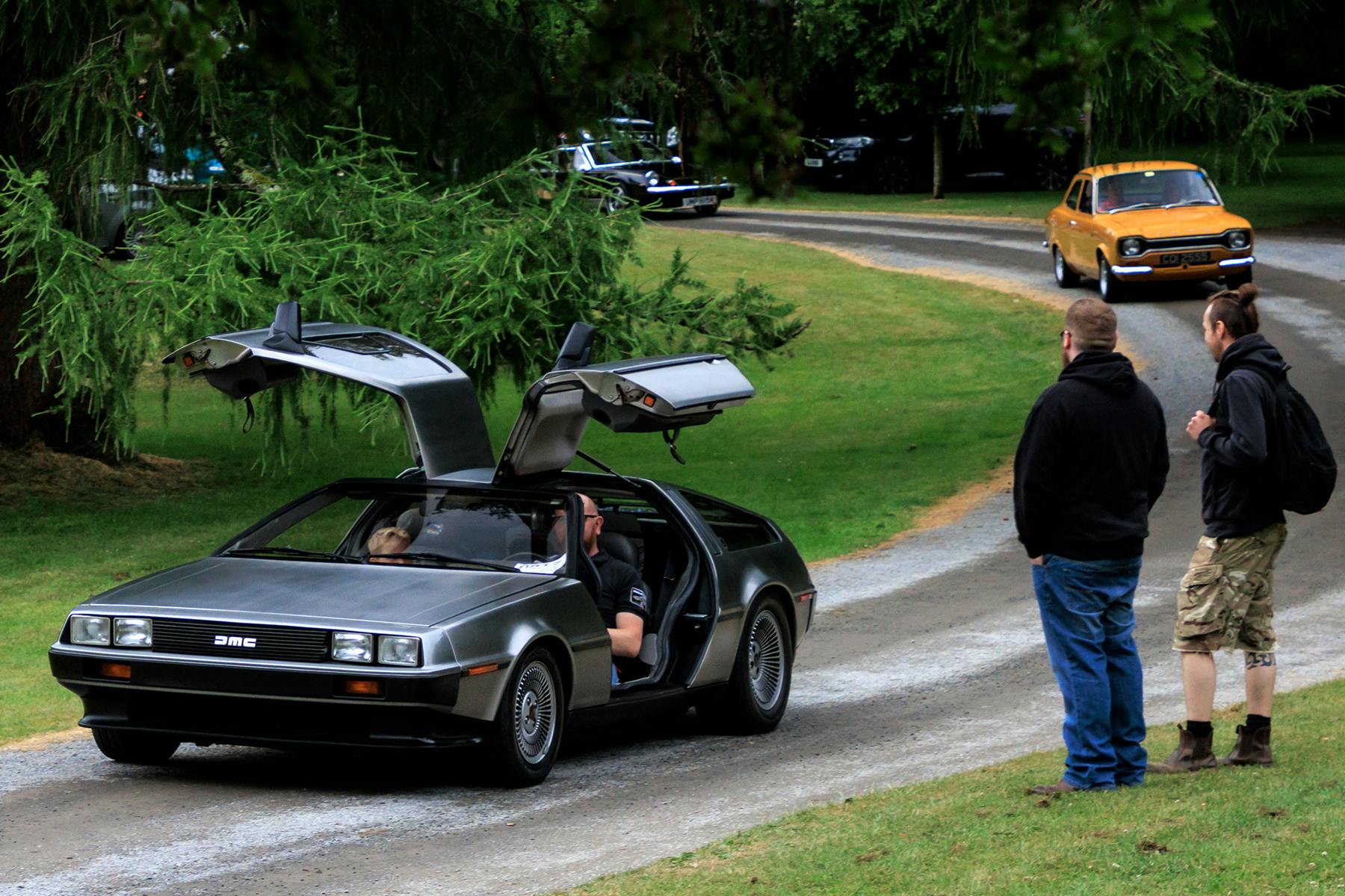 Kilbroney car show DeLorean