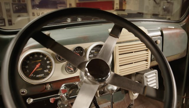 Leno RatRod Custom interior dash