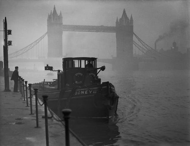 Smog On The Thames London