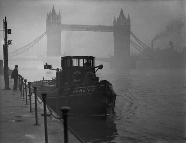 Smog On The Thames London