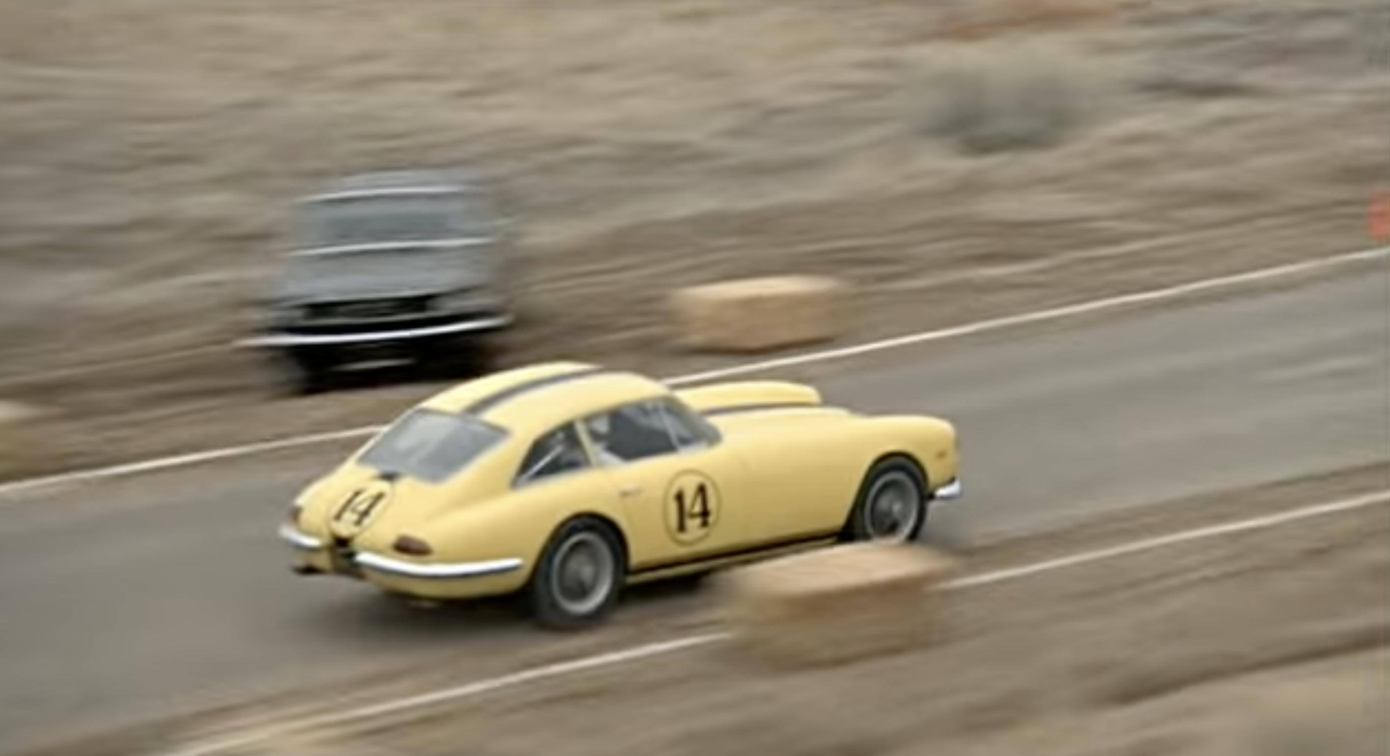 Love Bug Thorndyke Apollo GT race start blur action still