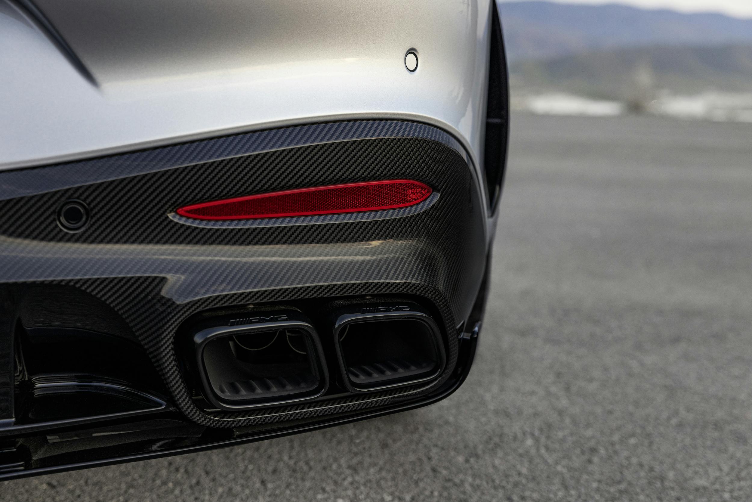 Mercedes-AMG GT 63 rear lights exhaust tips