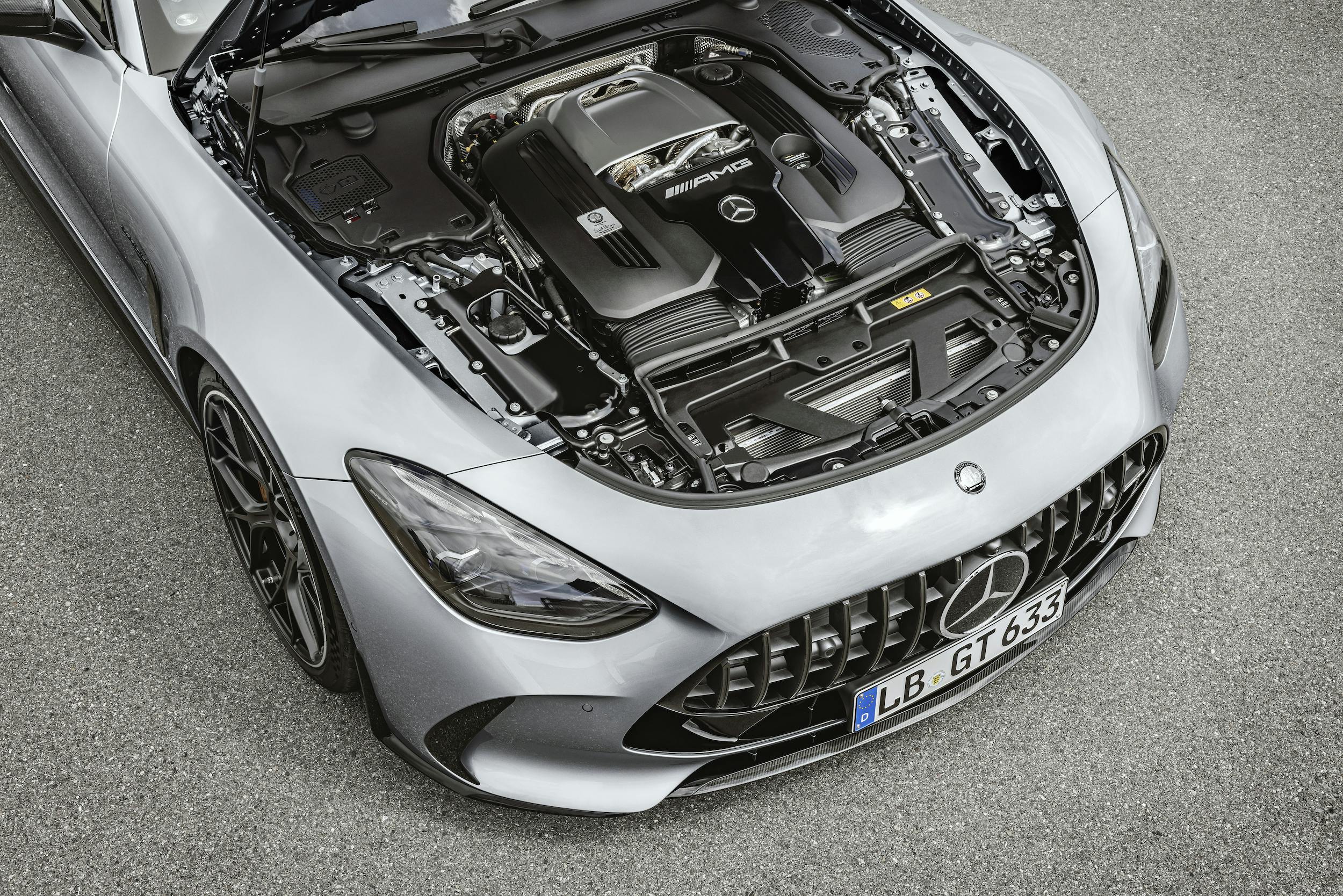Mercedes-AMG GT 63 high angle engine bay