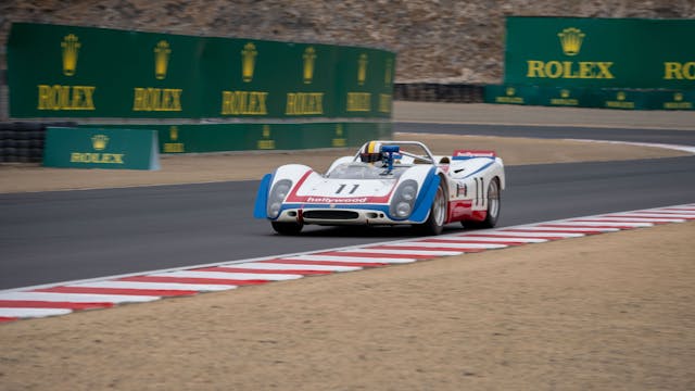 vintage racing Monterey Historics 1961–71 FIA Manufacturers Championship Porsche 908/02 Spyder