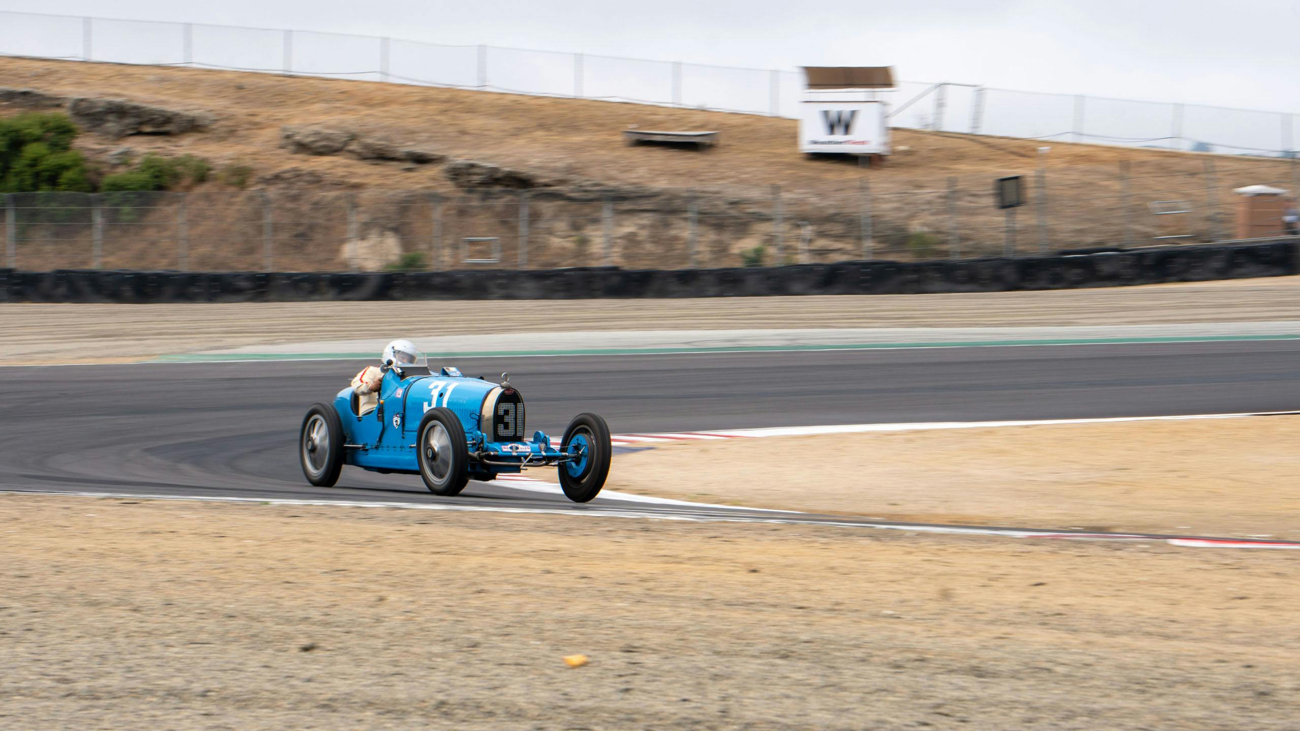 vintage racing Monterey Historics 1927–55 Grand Prix/Open Wheel Single Seat Bugatti Type 37A