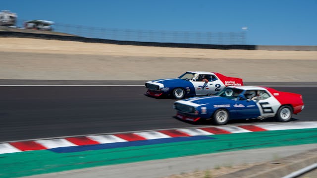 Monterey Historics 1966–72 Historic Trans Am AMC Javelins pair