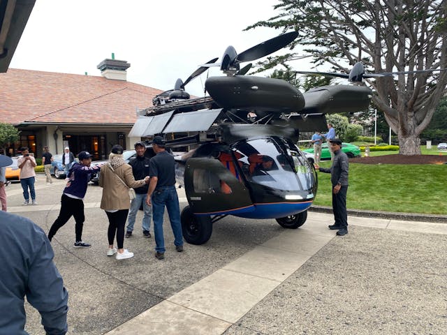 flying car monterey car week