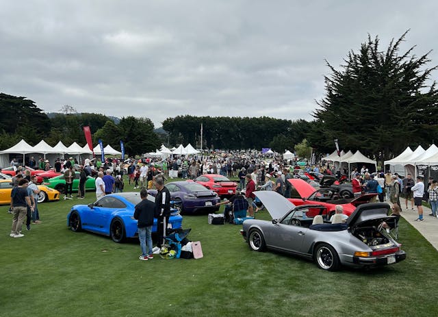 Monterey Car Week Porsche Werks Reunion show field