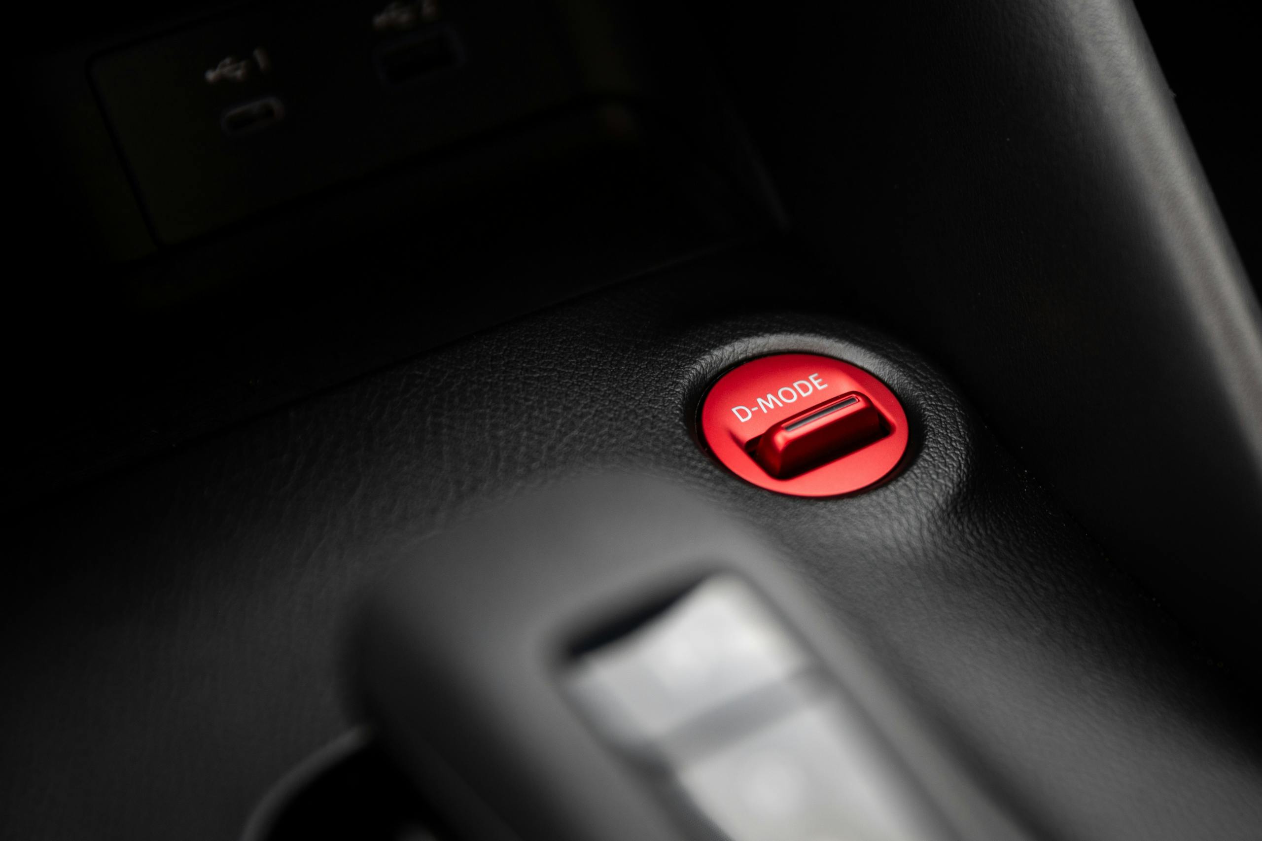 Nissan Z Nismo D-Mode button detail