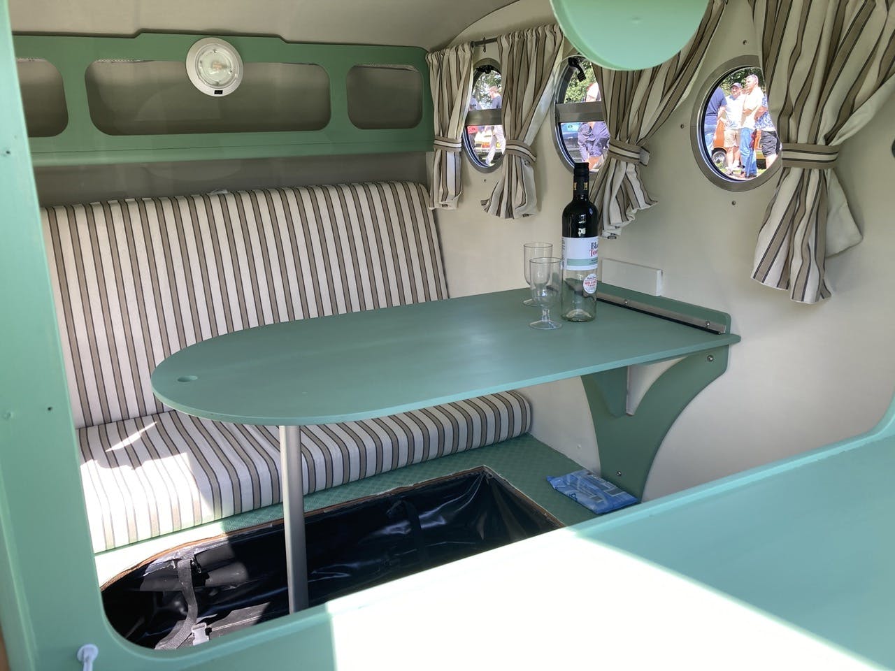 Saab 96 with camper interior