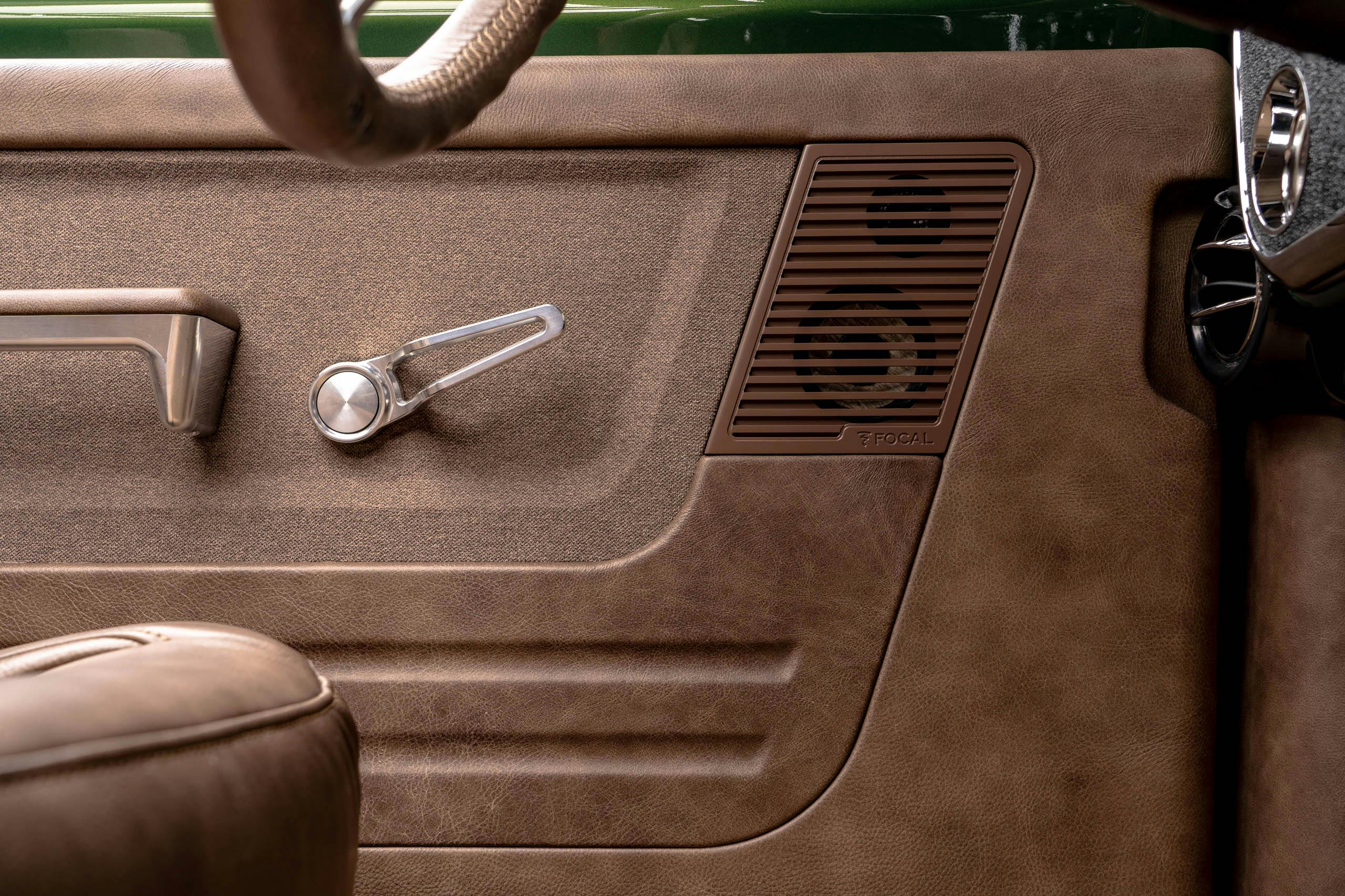Velocity Modern Classics K5 Chevy Blazer restomod interior door details