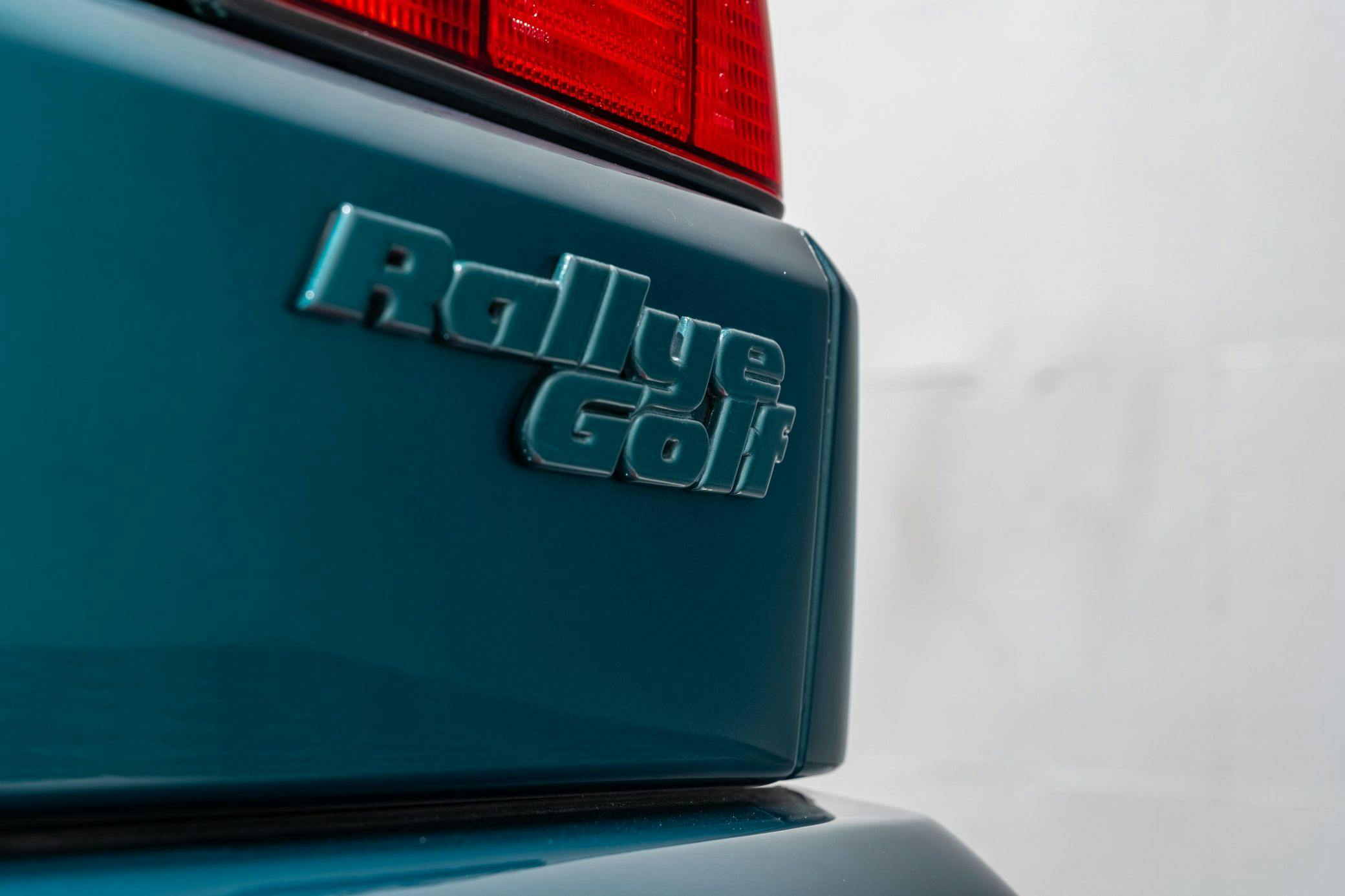Volkswagen-G60-RallyeGolf badge detail