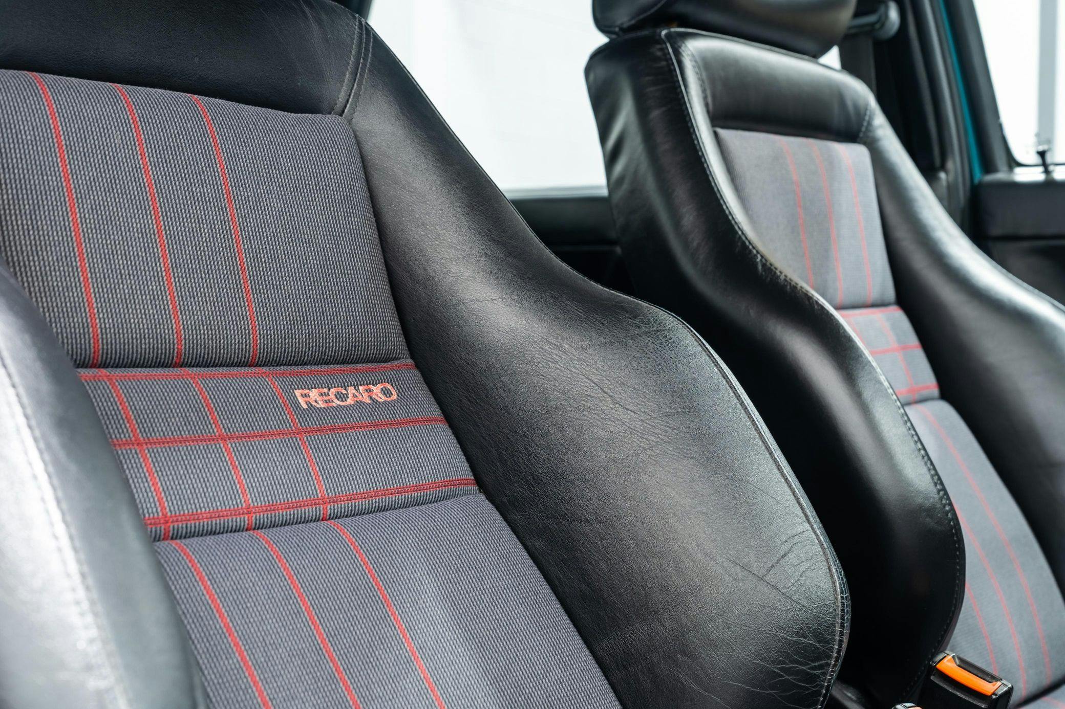Volkswagen-G60-RallyeGolf interior recaro seat detail