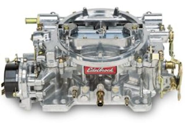 Classic Series Black Small Oval Cast Air Cleaner for Single 4-bbl Carb -  Edelbrock, LLC.