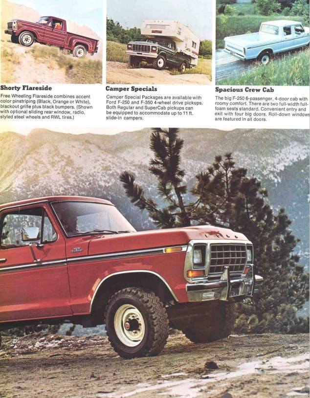 Ford F Series vintage ad front