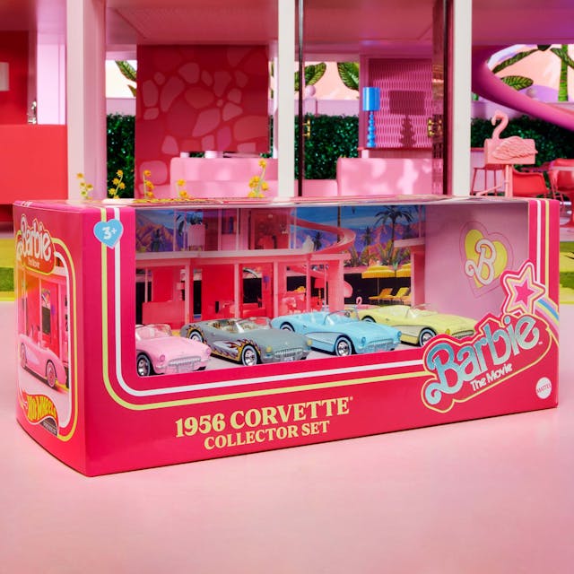 Hot wheels top barbie car