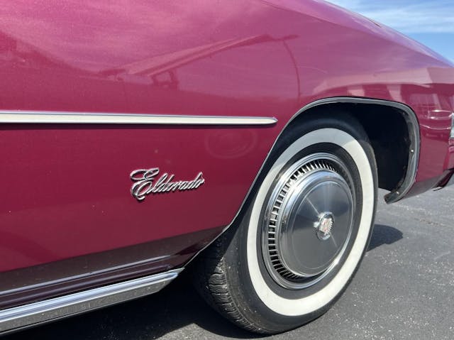 1974 Cadillac Eldorado Coupe front quarter