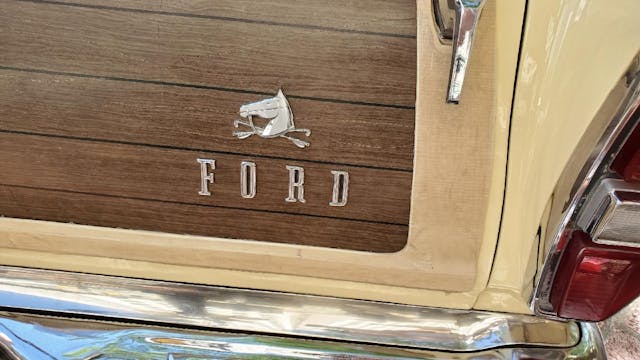 1968 Ford LTD Country Squire badge pony