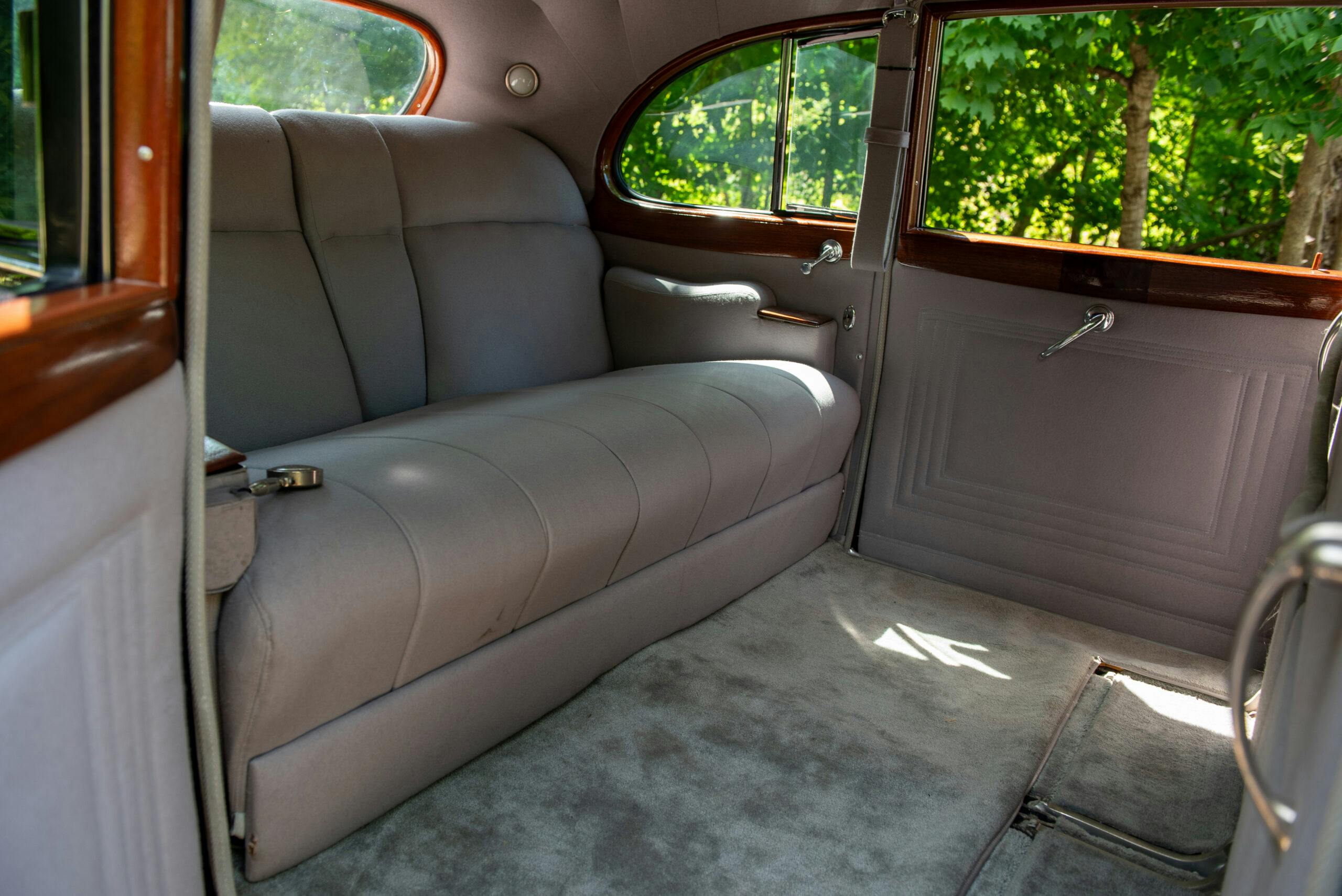 1941 Packard Super Eight One-Eighty Limo interior rear seat
