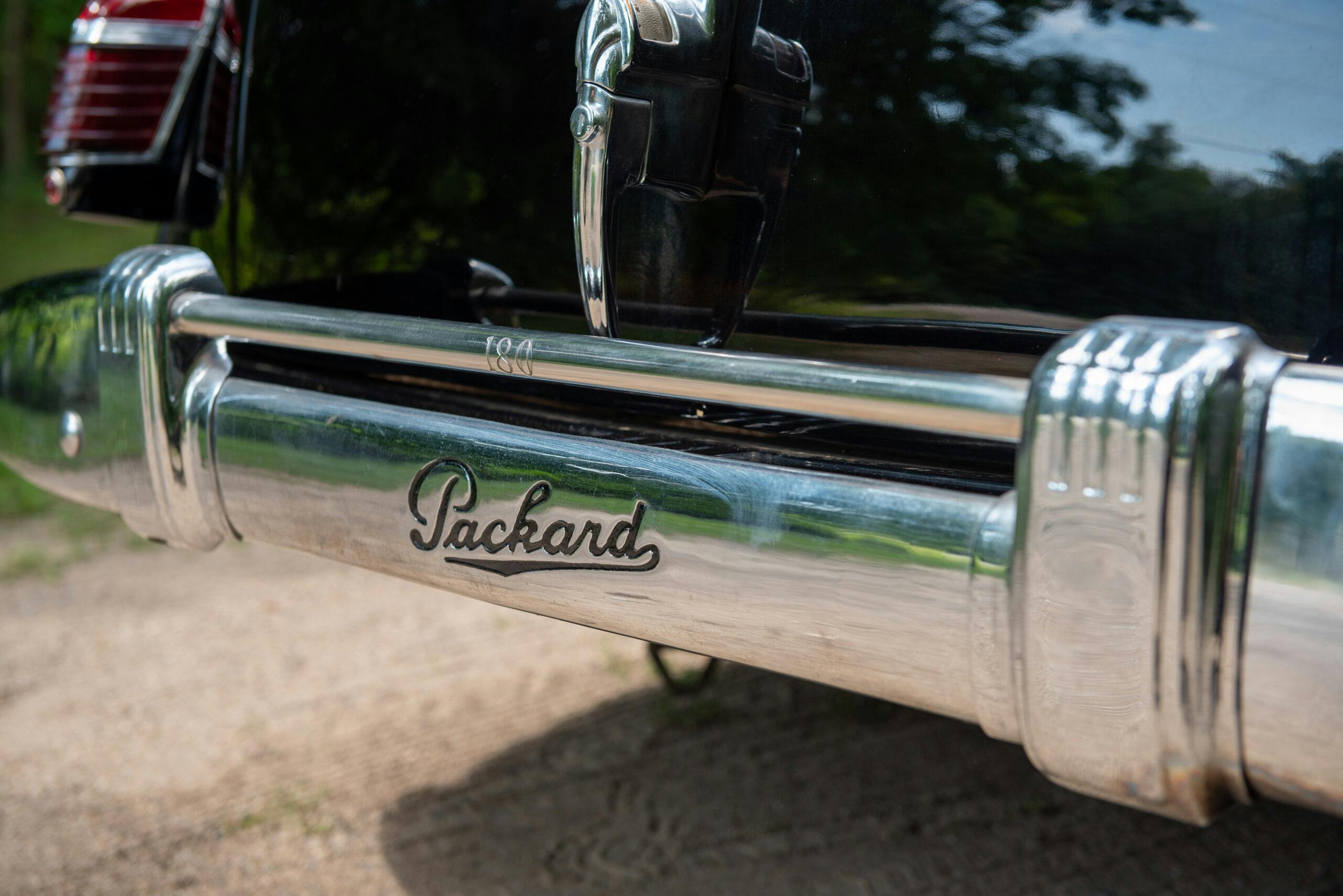 1941 Packard Super Eight One-Eighty Limo lettering