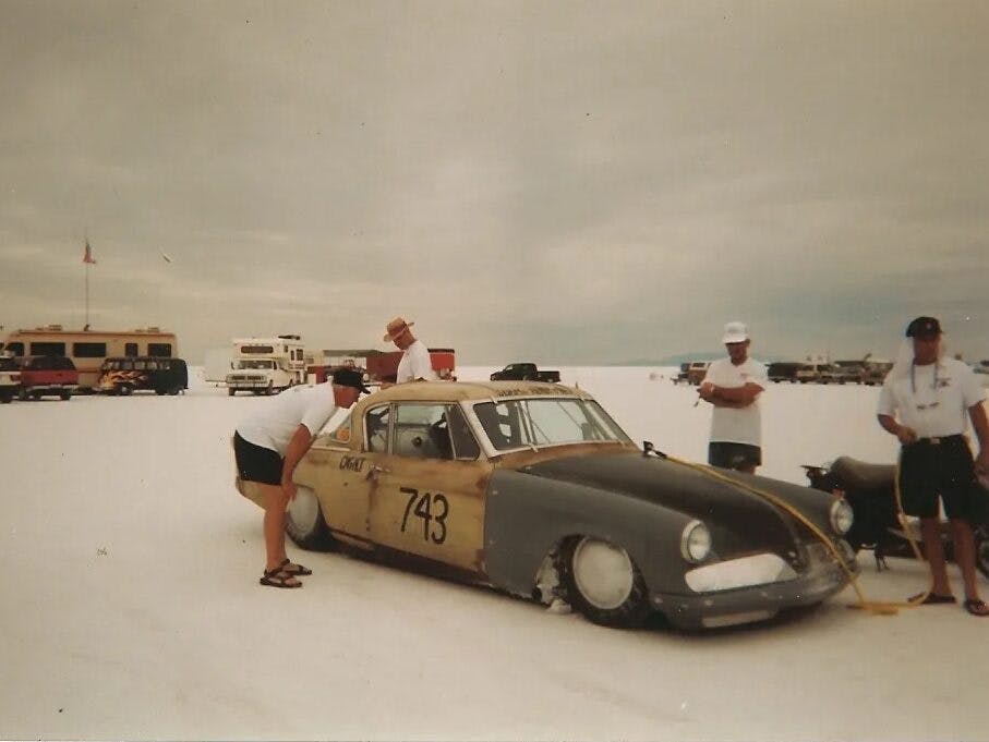 1952 MG TD salt flat race car vintage