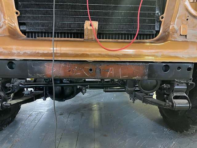 1977 Jeep J10 extended cab resto frame special marking