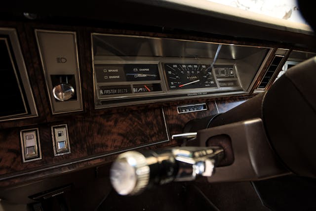 1984 Chrysler E Class sedan interior dash