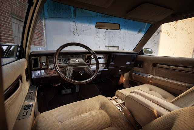 1984 Chrysler E Class sedan interior front