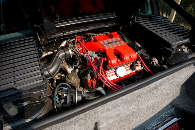 1986 Pontiac Fiero GT rear engine
