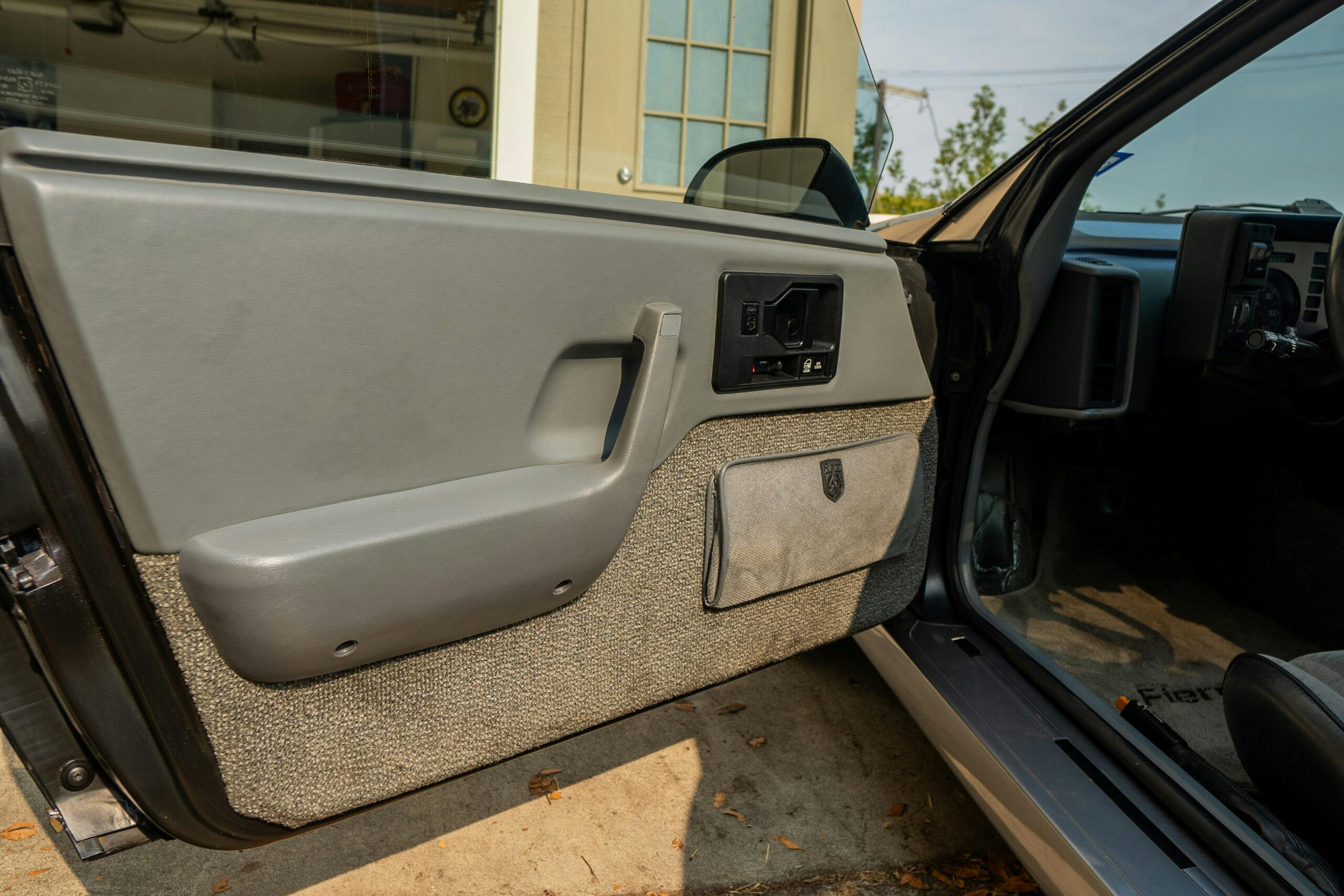 1986 Pontiac Fiero GT interior door panel