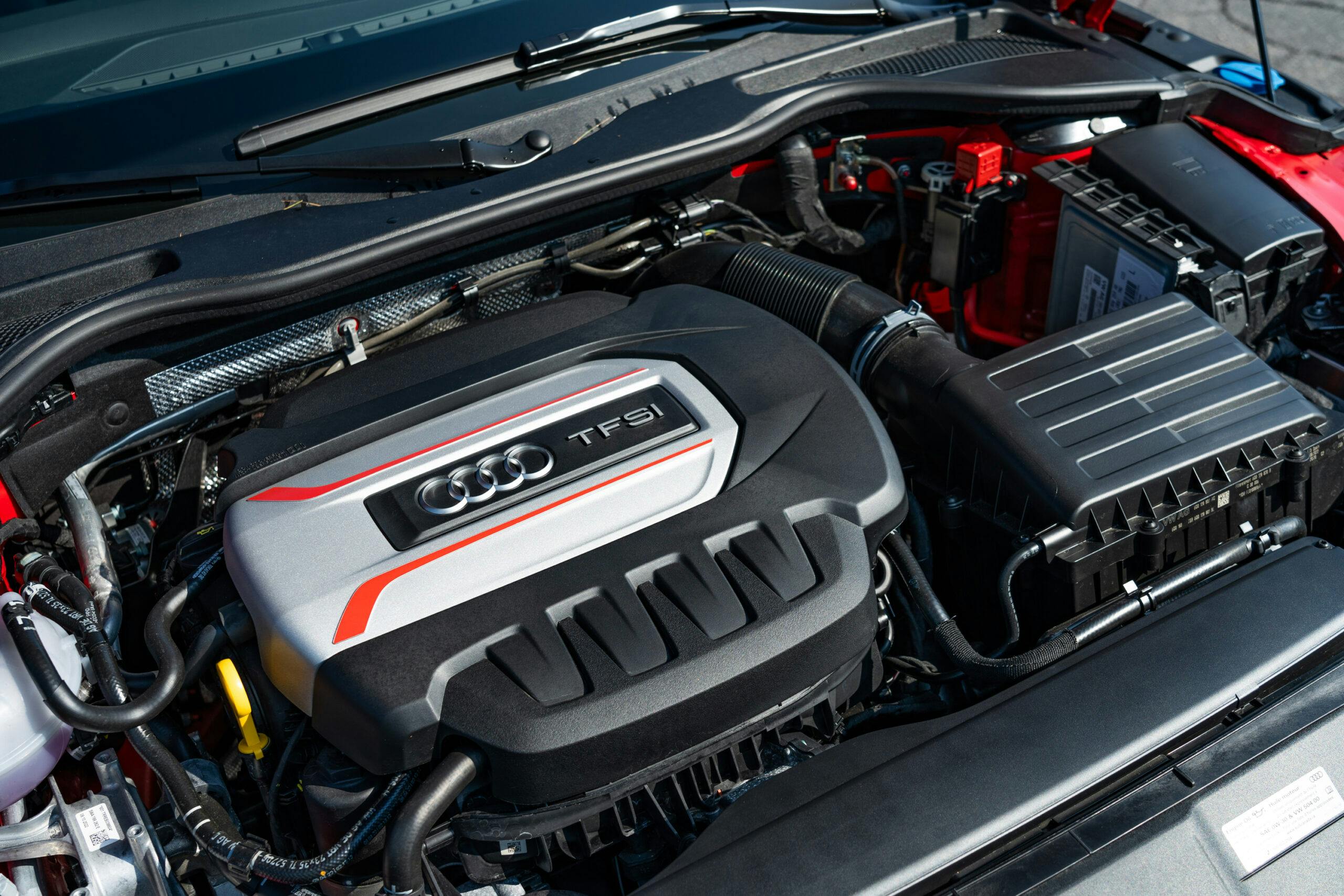 2023 Audi TT engine bay