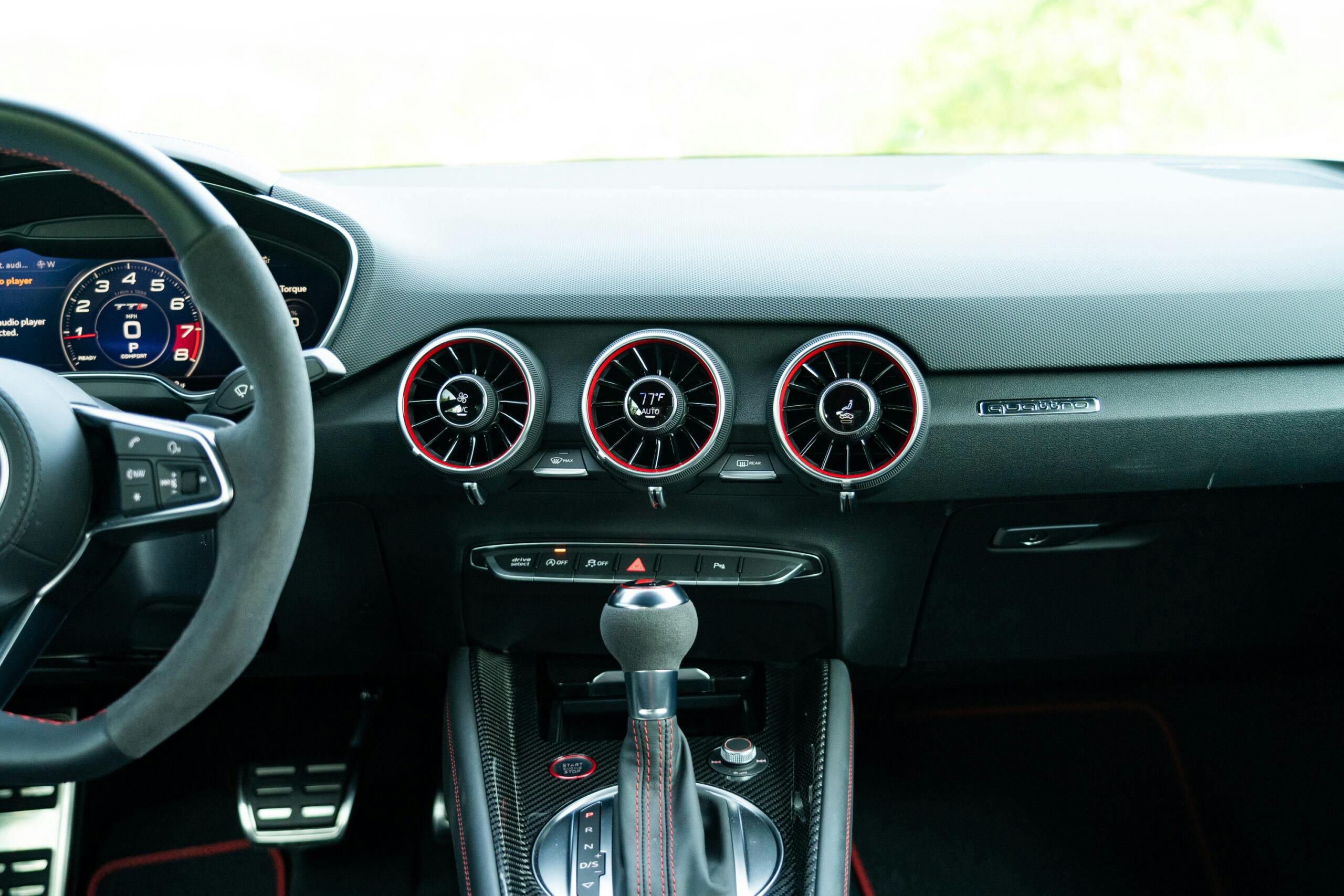 2023 Audi TT interior dash gauges