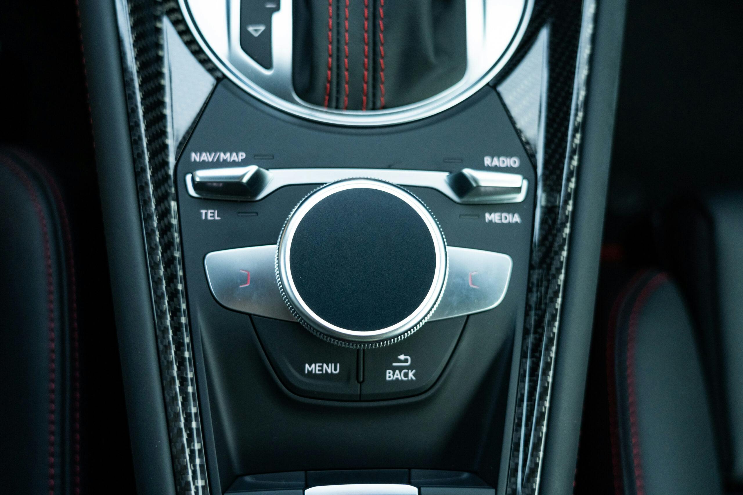 2023 Audi TT interior menu nav dial