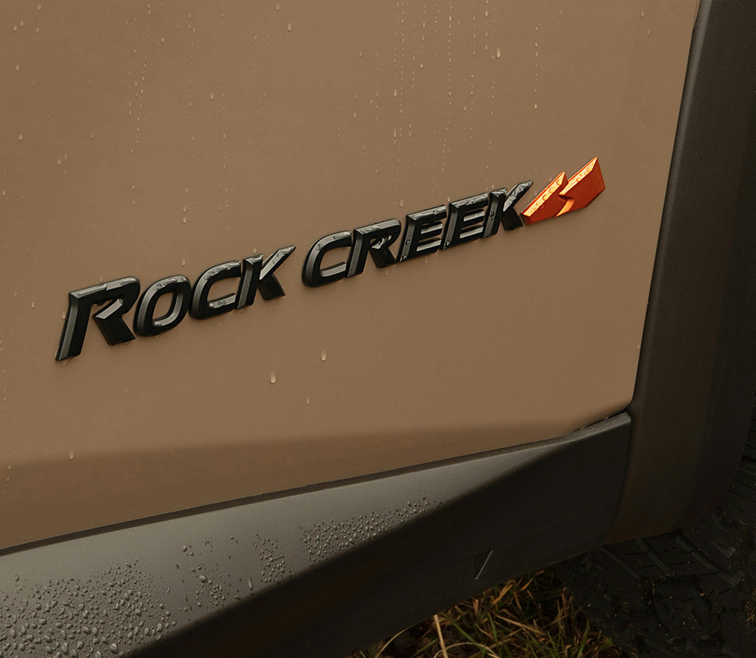 2023 Nissan Pathfinder Rock Creek Edition badge