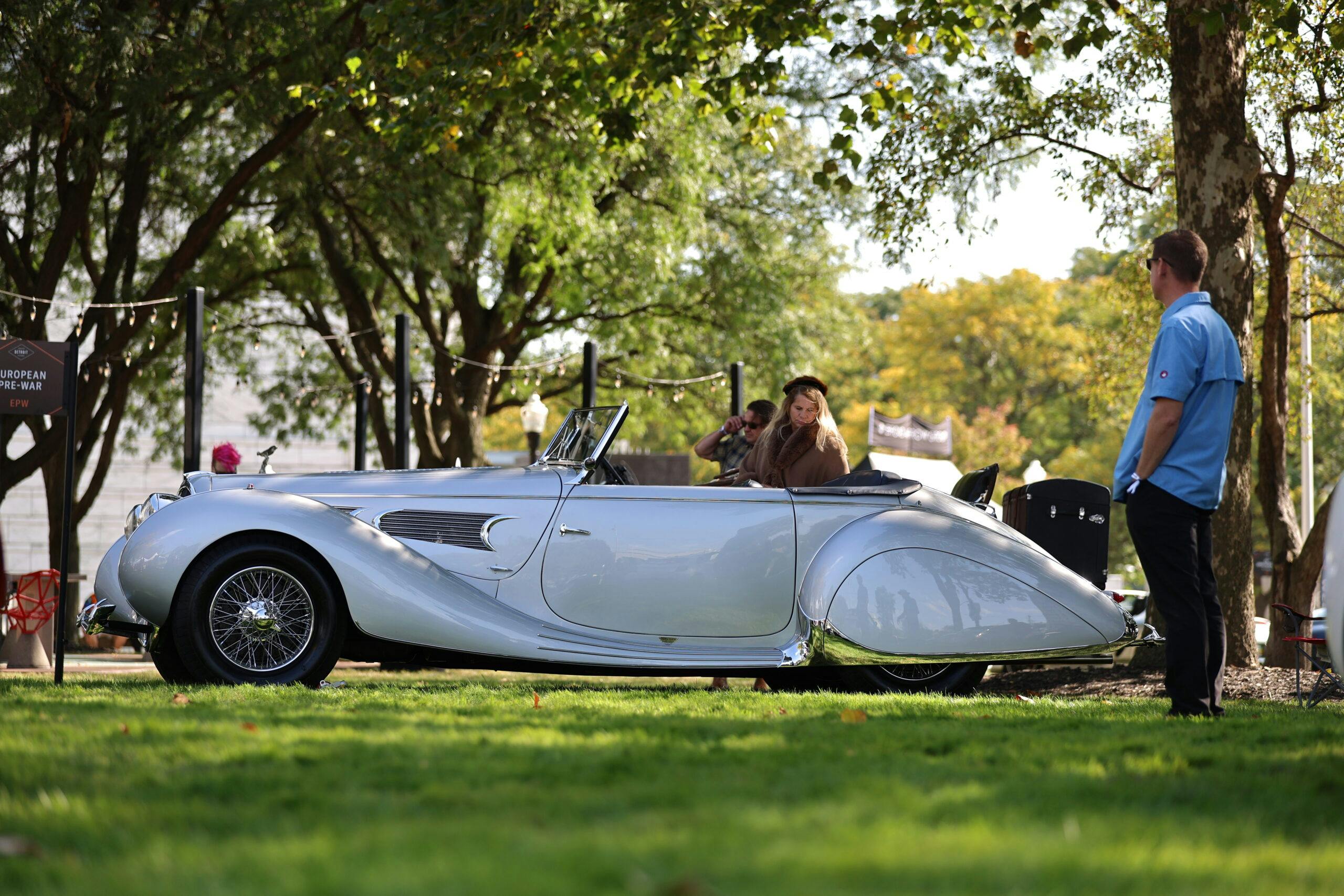 1939 Delahaye 135 MS Figoni et Falaschi Cabriolet 2023 detroit concours