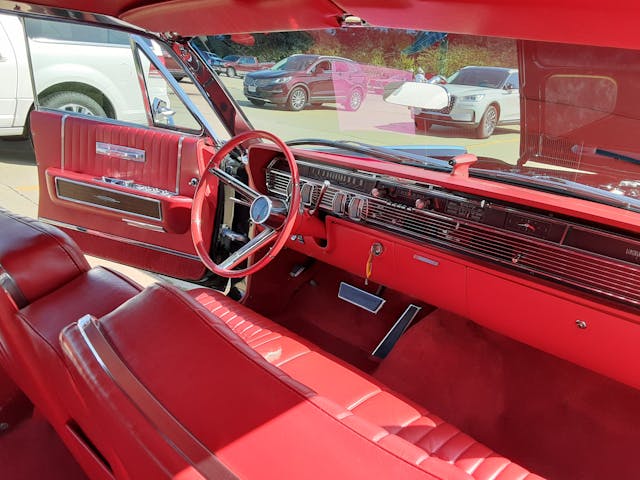 1964 Lincoln Continental interior front