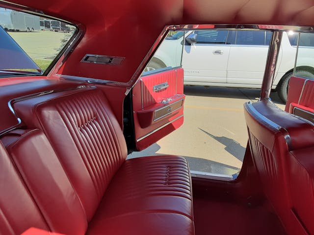 1964 Lincoln Continental interior rear seat