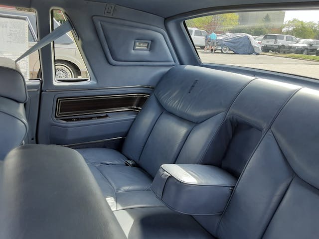 1983 Continental Mark VI Pucci Designer Edition interior rear
