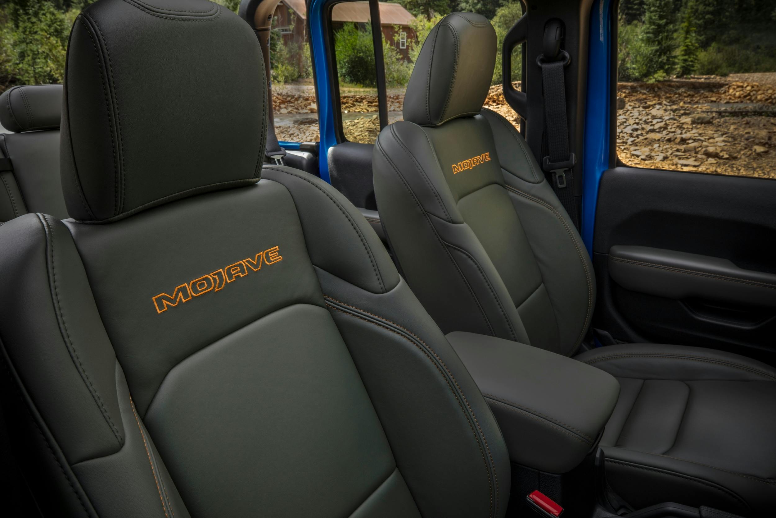 2024 Jeep Gladiator Mojave X interior front seats