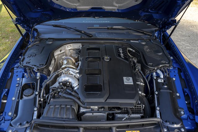 2024 mercedes-amg sl 43 engine bay