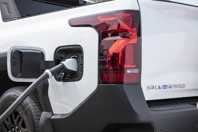 2024 Silverado EV WT charging port