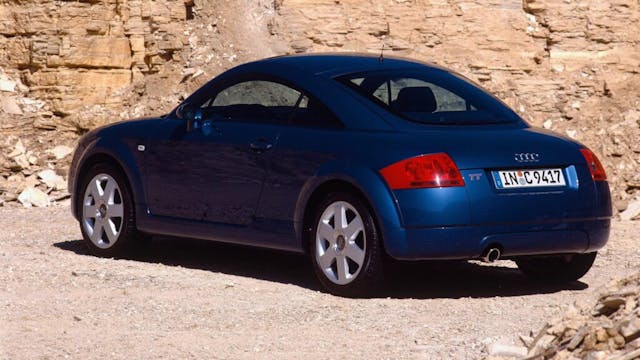 The first-generation Audi TT Coupé