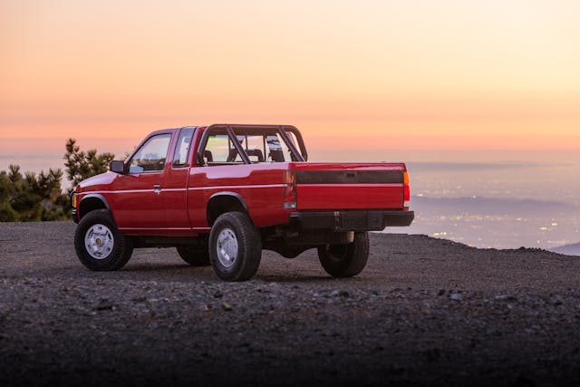vintage Nissan Frontier Hardbody truck